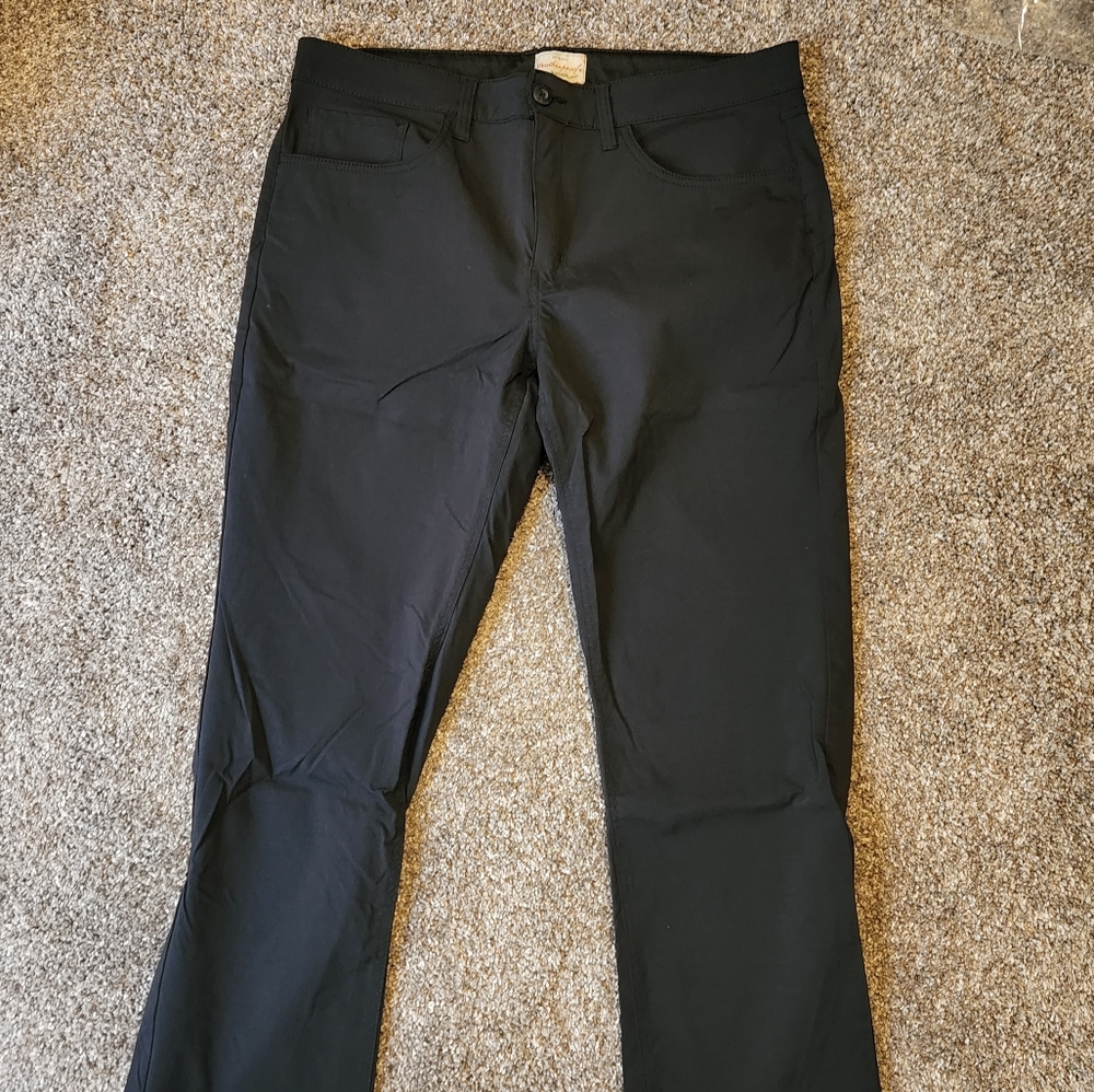 Men's Weatherproof Vintage Black Pants W36 L30